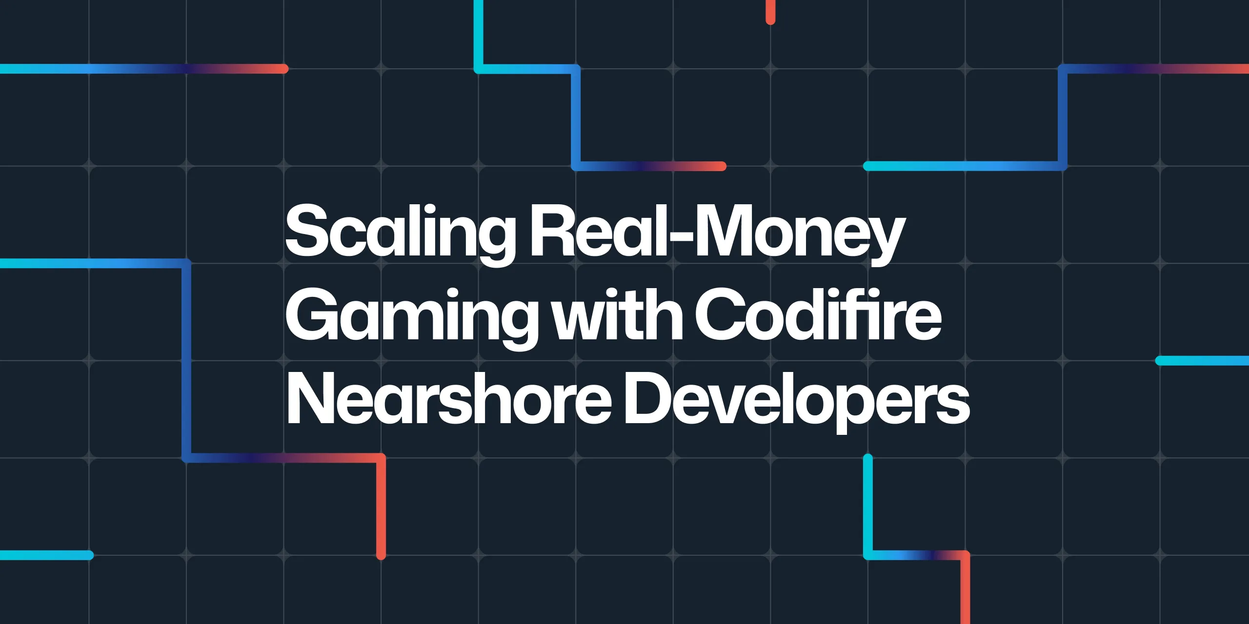 Real-money gaming opschalen met nearshore developers van Codifire